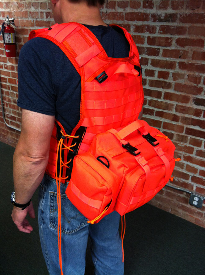 Outdoorsman Hunting Vest with attached Gear Pack